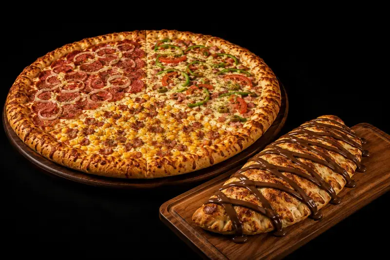 1 Pizza Grande + 1 Calzone