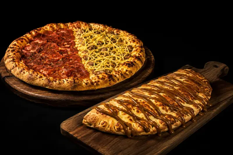 1 Pizza Média + 1 Calzone